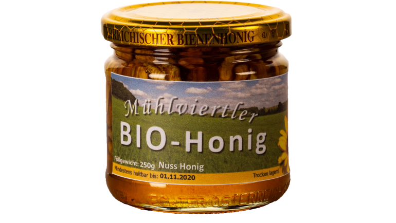 Honig mit Walnuss