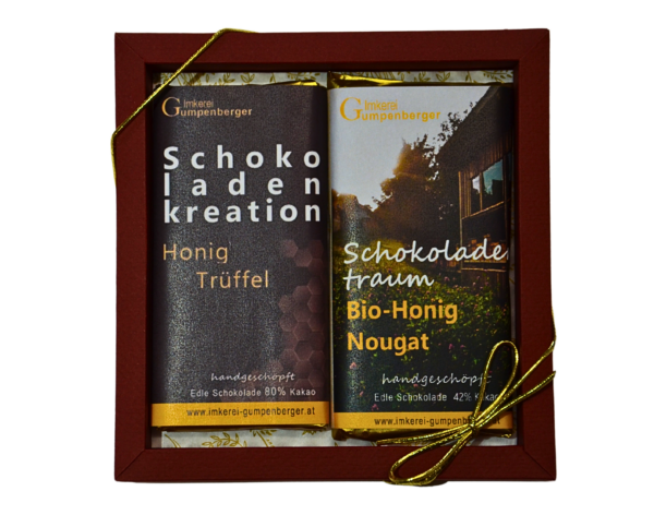 Bio Honig Schokolade Geschenkbox (120g)
